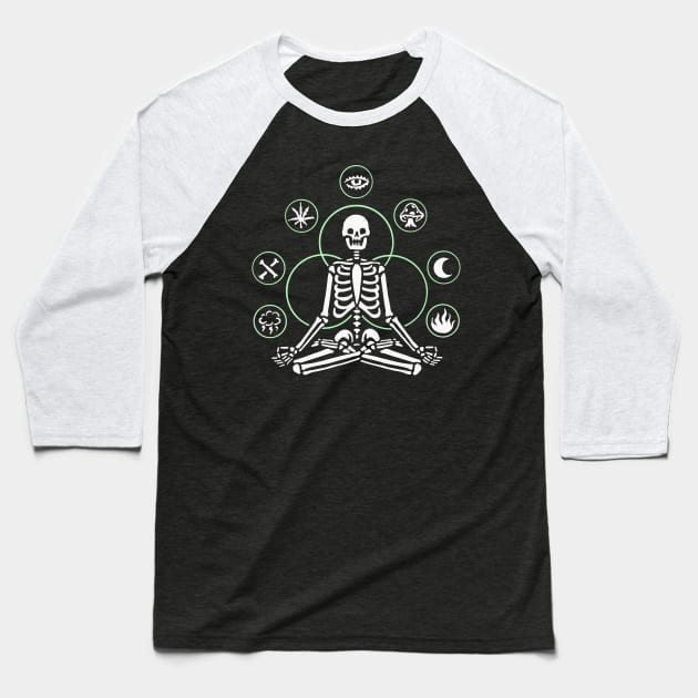 Chakra Baseball T-Shirt by CATSNEEZE